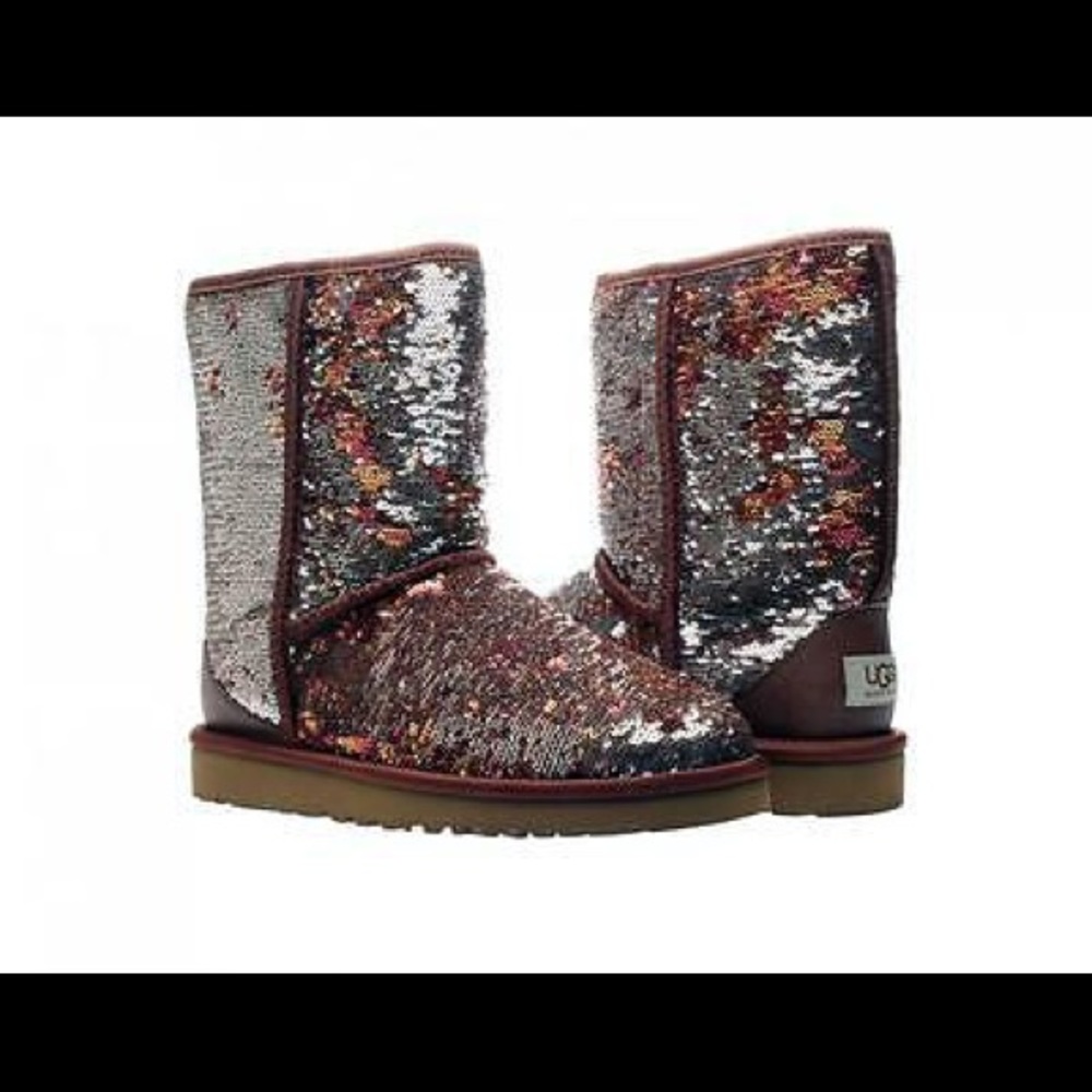 UGG Women’s classic short Sequin autumn boots